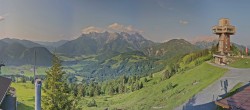 Archiv Foto Webcam Jakobskreuz im Pillerseetal 17:00