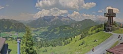 Archiv Foto Webcam Jakobskreuz im Pillerseetal 13:00