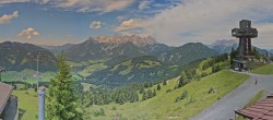 Archiv Foto Webcam Jakobskreuz im Pillerseetal 13:00
