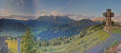Archiv Foto Webcam Jakobskreuz im Pillerseetal 19:00