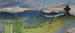 Archiv Foto Webcam Jakobskreuz im Pillerseetal 19:00