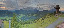 Archiv Foto Webcam Jakobskreuz im Pillerseetal 19:00