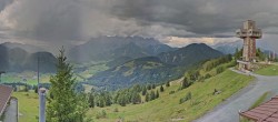 Archiv Foto Webcam Jakobskreuz im Pillerseetal 17:00