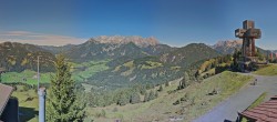 Archiv Foto Webcam Jakobskreuz im Pillerseetal 13:00