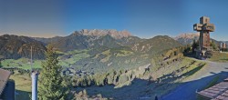 Archiv Foto Webcam Jakobskreuz im Pillerseetal 15:00