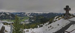 Archiv Foto Webcam Jakobskreuz im Pillerseetal 15:00