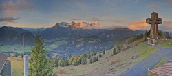 Archiv Foto Webcam Jakobskreuz im Pillerseetal 17:00