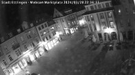 Archived image Webcam Market place in Ettlingen 21:00