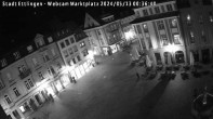 Archiv Foto Webcam Blick auf den Marktplatz Ettlingen 23:00