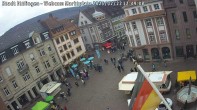 Archiv Foto Webcam Blick auf den Marktplatz Ettlingen 11:00