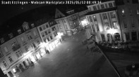 Archiv Foto Webcam Blick auf den Marktplatz Ettlingen 23:00