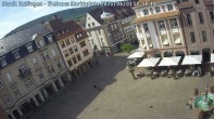 Archiv Foto Webcam Blick auf den Marktplatz Ettlingen 09:00