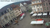 Archiv Foto Webcam Blick auf den Marktplatz Ettlingen 07:00