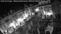 Archived image Webcam Market place in Ettlingen 01:00