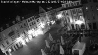 Archiv Foto Webcam Blick auf den Marktplatz Ettlingen 23:00