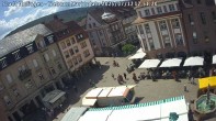 Archiv Foto Webcam Blick auf den Marktplatz Ettlingen 11:00