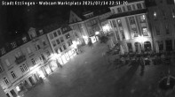 Archived image Webcam Market place in Ettlingen 21:00