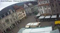 Archiv Foto Webcam Blick auf den Marktplatz Ettlingen 08:00