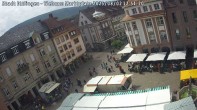 Archiv Foto Webcam Blick auf den Marktplatz Ettlingen 11:00