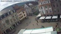 Archiv Foto Webcam Blick auf den Marktplatz Ettlingen 11:00
