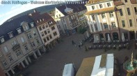 Archiv Foto Webcam Blick auf den Marktplatz Ettlingen 08:00