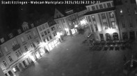 Archived image Webcam Market place in Ettlingen 21:00