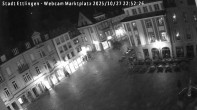 Archiv Foto Webcam Blick auf den Marktplatz Ettlingen 21:00