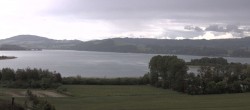 Archived image Webcam View from Seekirchen over the Wallersee 13:00