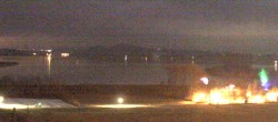 Archiv Foto Webcam Blick von Seekirchen auf den Wallersee 23:00