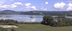 Archiv Foto Webcam Blick von Seekirchen auf den Wallersee 13:00