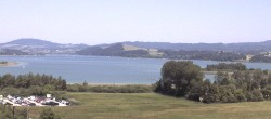 Archiv Foto Webcam Blick von Seekirchen auf den Wallersee 13:00