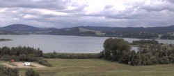 Archiv Foto Webcam Blick von Seekirchen auf den Wallersee 13:00