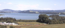 Archiv Foto Webcam Blick von Seekirchen auf den Wallersee 13:00