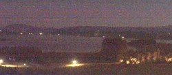 Archiv Foto Webcam Blick von Seekirchen auf den Wallersee 23:00