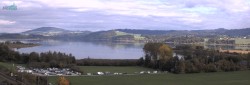 Archiv Foto Webcam Blick von Seekirchen auf den Wallersee 13:00