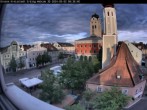 Archived image Webcam City center of Erding and the local city tower 05:00
