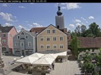 Archiv Foto Webcam Marktplatz Wartenberg im Landkreis Erding mit Blick auf die Kirche Mariä Geburt 13:00