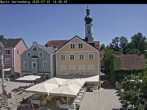 Archiv Foto Webcam Marktplatz Wartenberg im Landkreis Erding mit Blick auf die Kirche Mariä Geburt 13:00