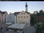 Archiv Foto Webcam Marktplatz Wartenberg im Landkreis Erding mit Blick auf die Kirche Mariä Geburt 19:00