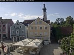 Archiv Foto Webcam Marktplatz Wartenberg im Landkreis Erding mit Blick auf die Kirche Mariä Geburt 07:00