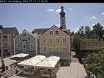 Archiv Foto Webcam Marktplatz Wartenberg im Landkreis Erding mit Blick auf die Kirche Mariä Geburt 11:00