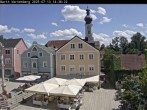 Archiv Foto Webcam Marktplatz Wartenberg im Landkreis Erding mit Blick auf die Kirche Mariä Geburt 13:00