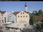 Archiv Foto Webcam Marktplatz Wartenberg im Landkreis Erding mit Blick auf die Kirche Mariä Geburt 17:00