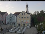 Archiv Foto Webcam Marktplatz Wartenberg im Landkreis Erding mit Blick auf die Kirche Mariä Geburt 05:00