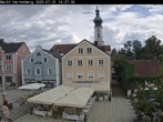 Archiv Foto Webcam Marktplatz Wartenberg im Landkreis Erding mit Blick auf die Kirche Mariä Geburt 13:00