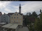 Archiv Foto Webcam Marktplatz Wartenberg im Landkreis Erding mit Blick auf die Kirche Mariä Geburt 05:00