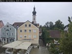 Archiv Foto Webcam Marktplatz Wartenberg im Landkreis Erding mit Blick auf die Kirche Mariä Geburt 12:00