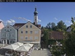 Archiv Foto Webcam Marktplatz Wartenberg im Landkreis Erding mit Blick auf die Kirche Mariä Geburt 15:00