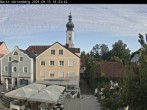 Archiv Foto Webcam Marktplatz Wartenberg im Landkreis Erding mit Blick auf die Kirche Mariä Geburt 17:00
