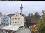 Archiv Foto Webcam Marktplatz Wartenberg im Landkreis Erding mit Blick auf die Kirche Mariä Geburt 13:00